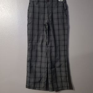 QuikSilver Boy's Plaid Pants Size 10 Reg 25"